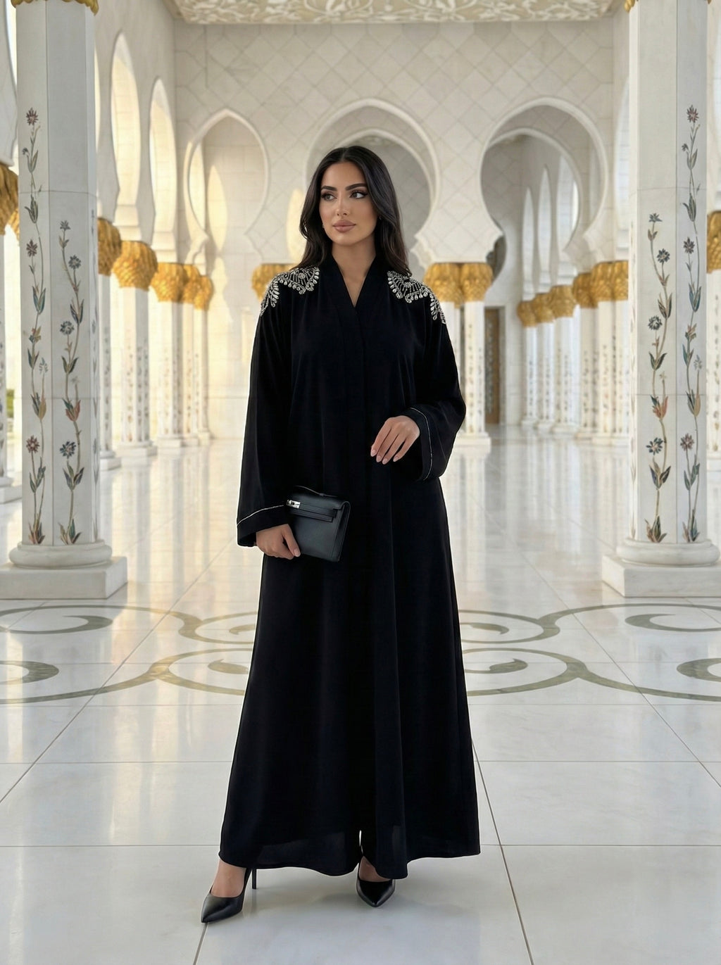 Noor Royale Embellished Abaya