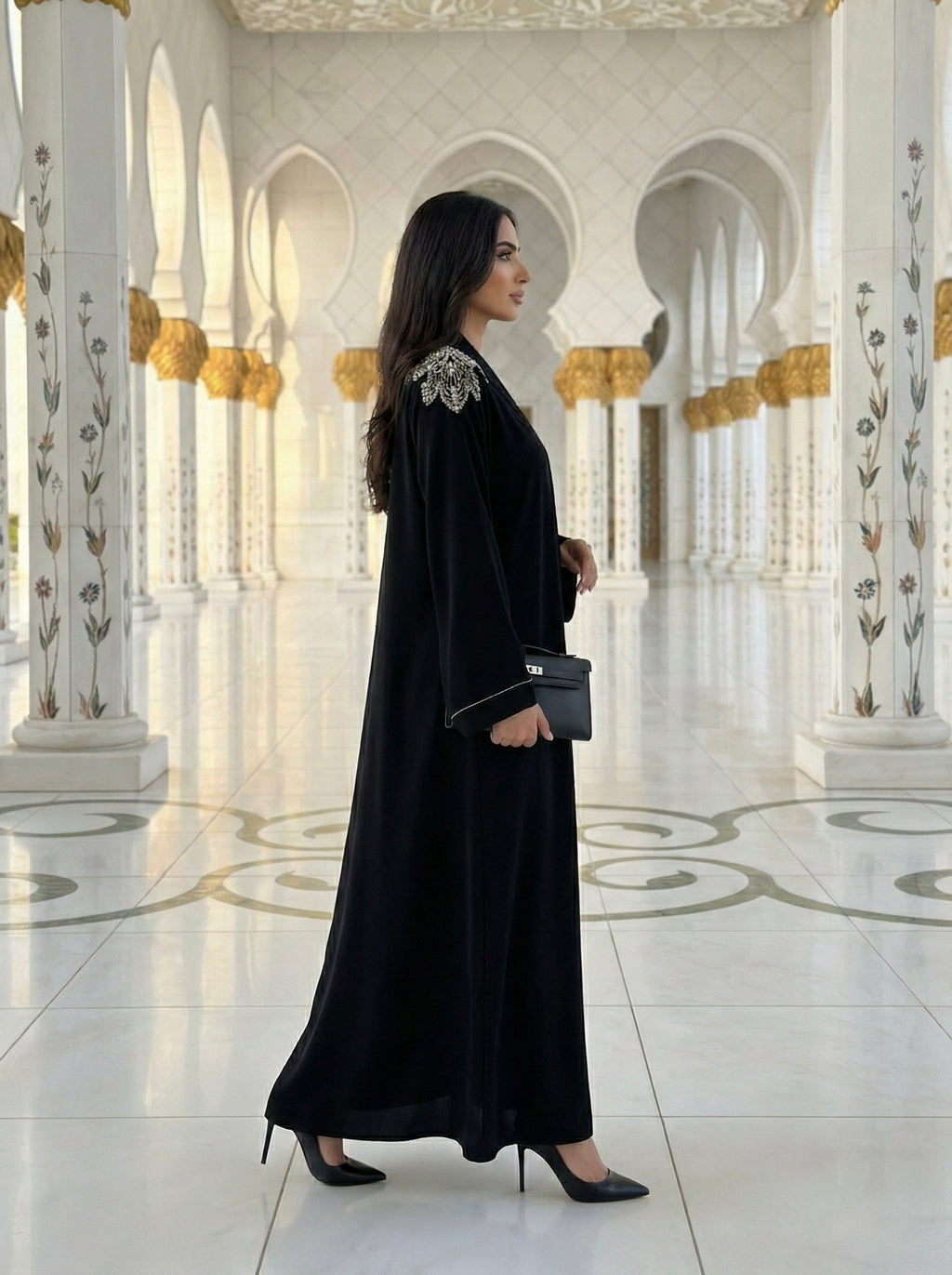 Noor Royale Embellished Abaya
