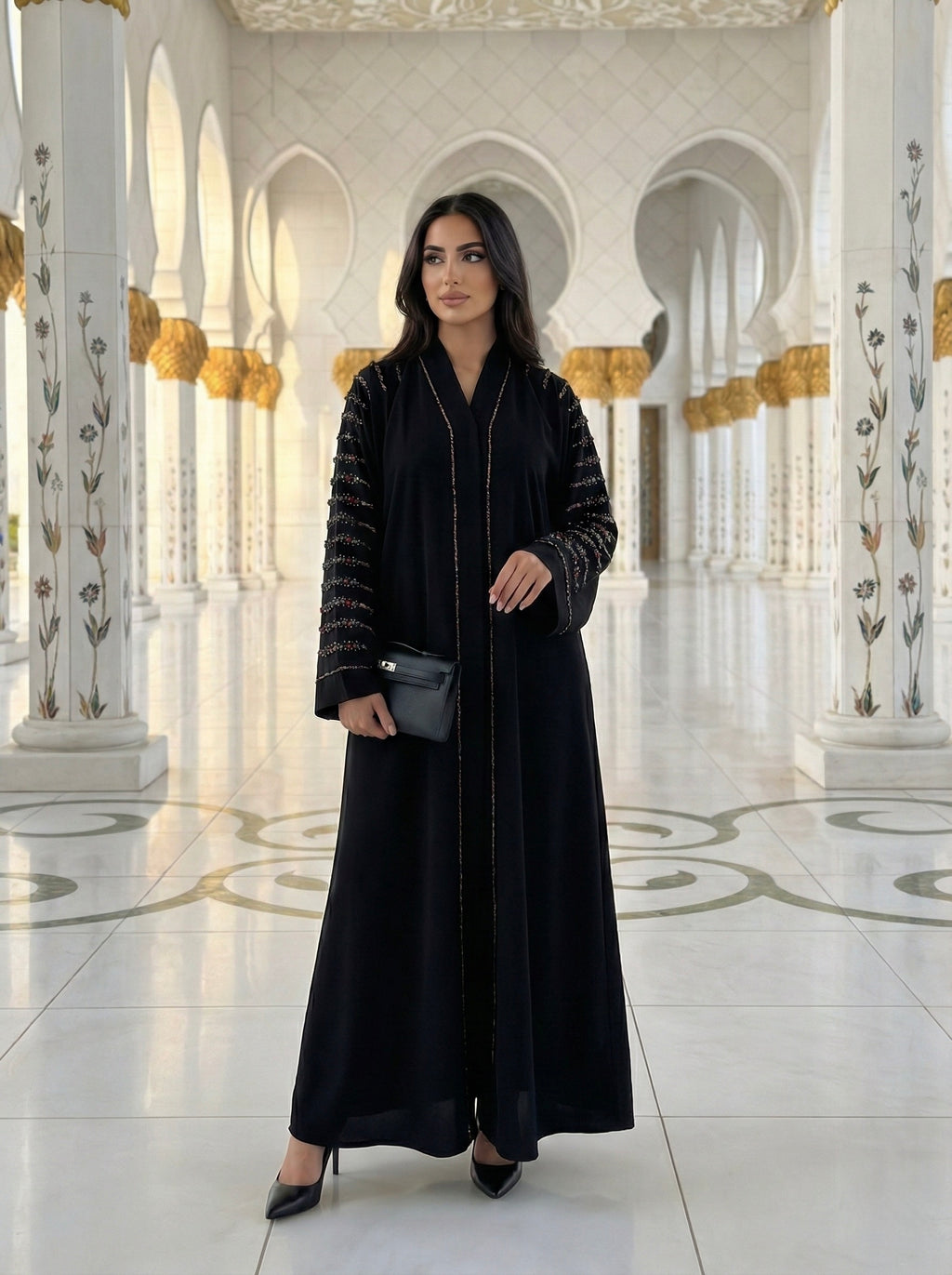 Malika Noir Abaya