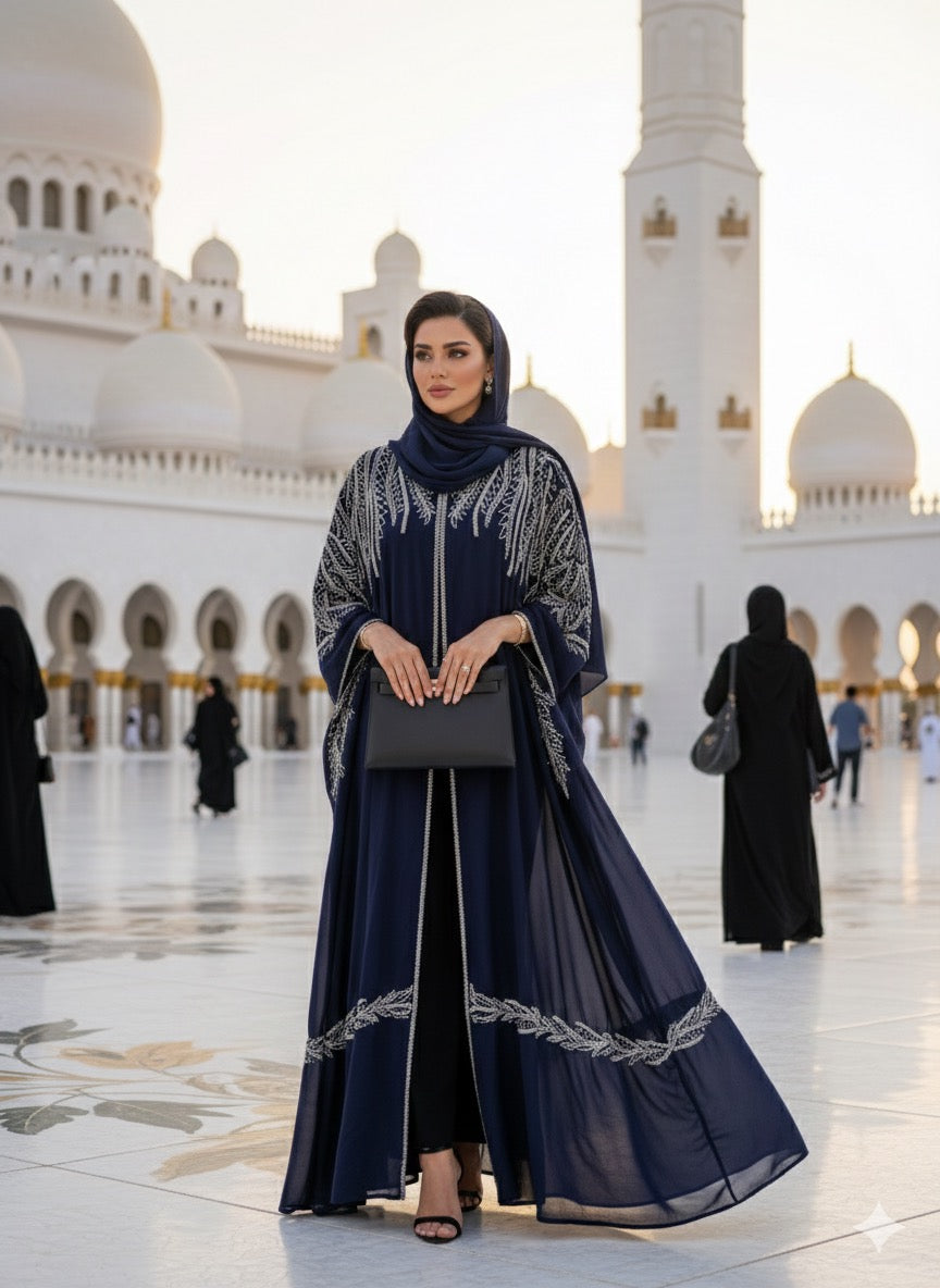 Aya Kaftan Navy