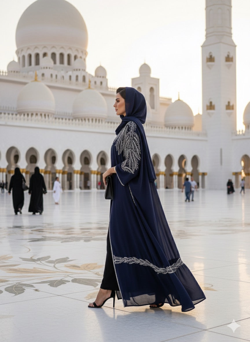 Aya Kaftan Navy