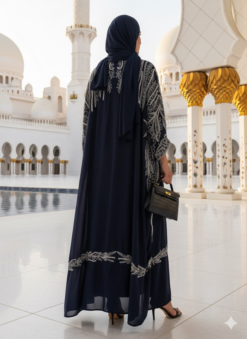Aya Kaftan Navy